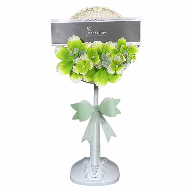 พวงหรีดพัดลม 16นิ้ว 1011g