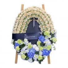สายหมอก 9724 พวงหรีดดอกไม้จันทน์