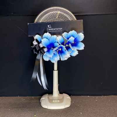 พวงหรีดพัดลม 16นิ้ว 641