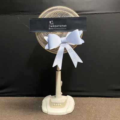 พัดลม 16นิ้ว 64w พัดลมประดับโบว์กระดาษ แบบสุถาพ