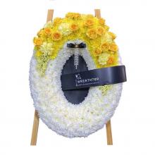 พวงหรีดดอกไม้สด ธารา 9252 ส่งฟรีราคาถูก