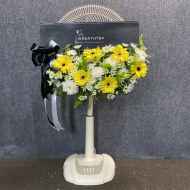 พัดลม 16 นิ้ว 64vy เป็นพวงหรีดพัดลมดอกไม้สด