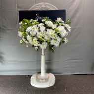 พัดลม 16 นิ้ว 64w แบบพวงหรีดพัดลม16นิ้วดอกไม้สด