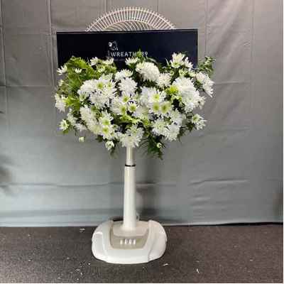 พัดลม 16 นิ้ว 64w แบบพวงหรีดพัดลม16นิ้วดอกไม้สด