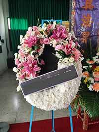 ภาพลูกค้าสั่งซื้อพวงหรีดบางนานอก ไปจัดส่งฟรี