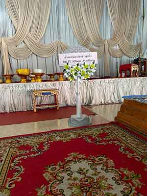 พวงหรีดวัดชมภูเวก