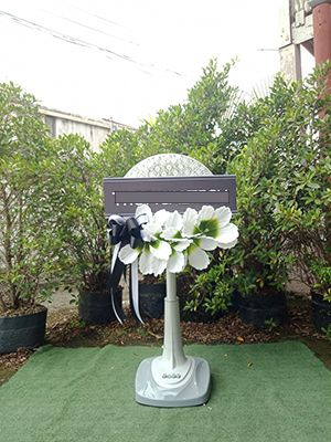 ภาพก่อนส่งพัดลมประเภทดอกไม้ประดิษฐ์