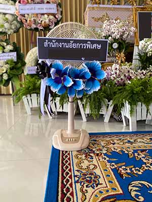 ภาพรีวิวดอกไม้ประดิษฐ์พัดลม