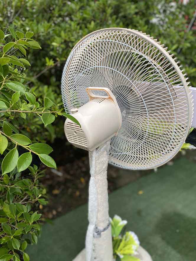 พวงหรีดพัดลม 16นิ้ว 64g