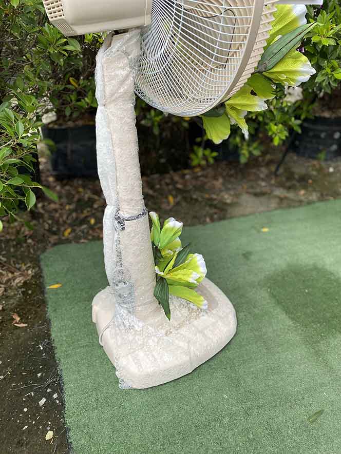 พัดลม 16นิ้ว 1322g พวงหรีดพัดลมส่งฟรีถึงวัด