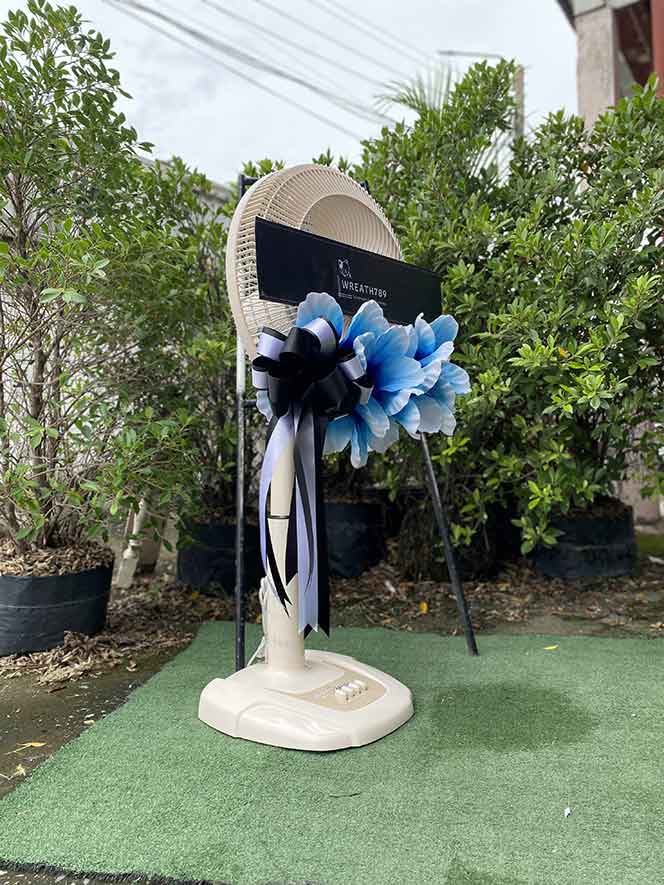 พัดลม 16นิ้ว 1322wh พวงหรีดส่งด่วนส่งฟรี