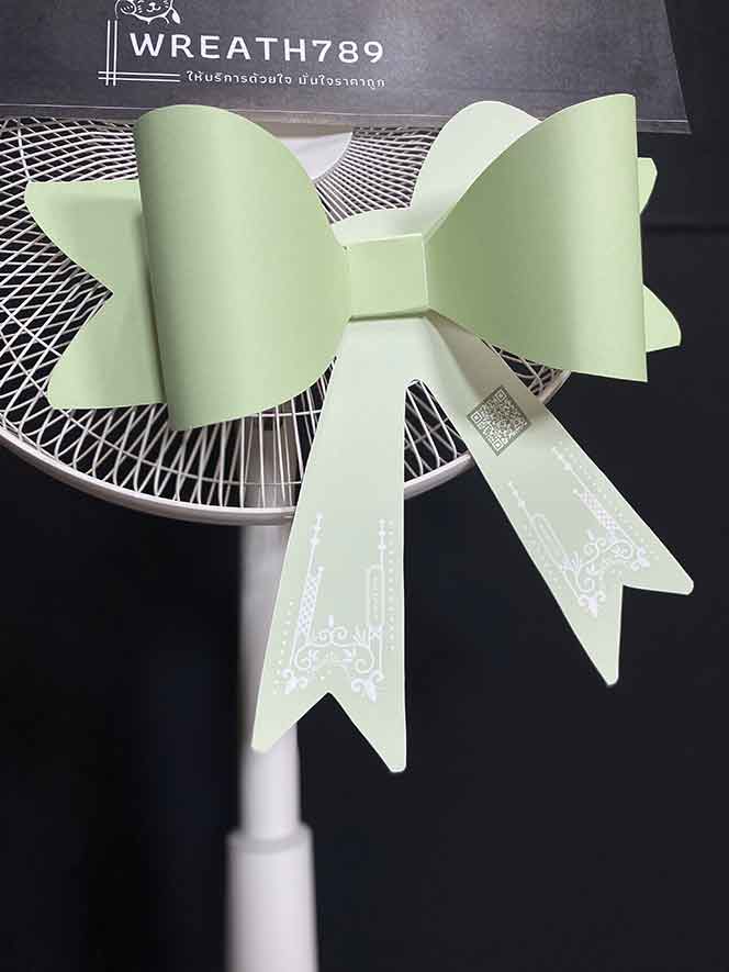 พัดลม 16 นิ้ว 634s ภาพถ่ายโบว์กระดาษชัดๆ