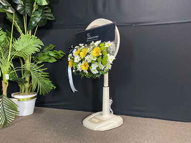 พัดลม 16 นิ้ว vy ภาพแสดงด้านขวา