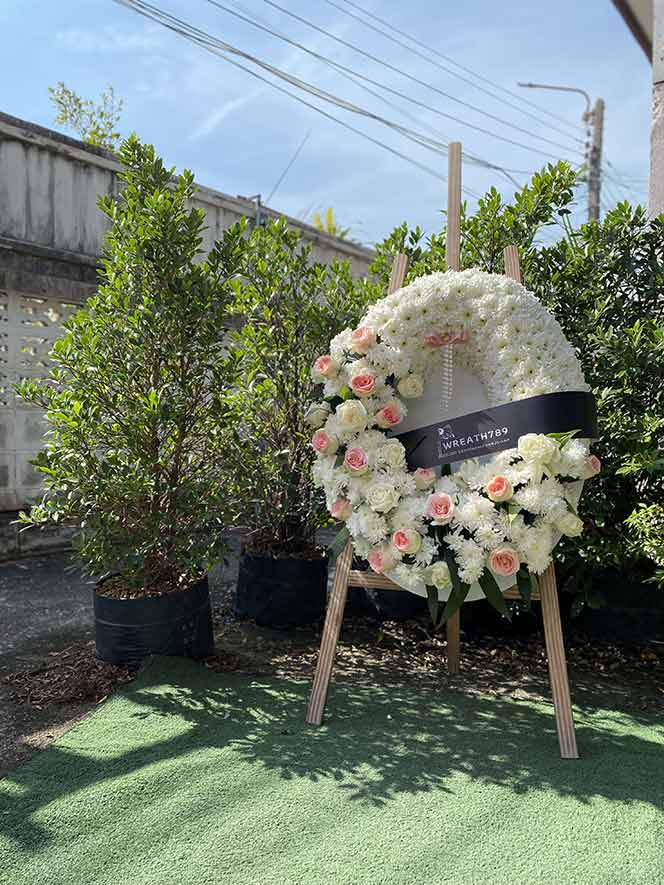 ธารา 9222 พวงหรีดดอกไม้สดราคา ส่งฟรี