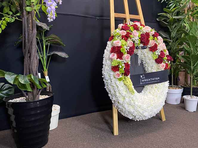 ธารา 9410 พวงหรีดดอกไม้สด