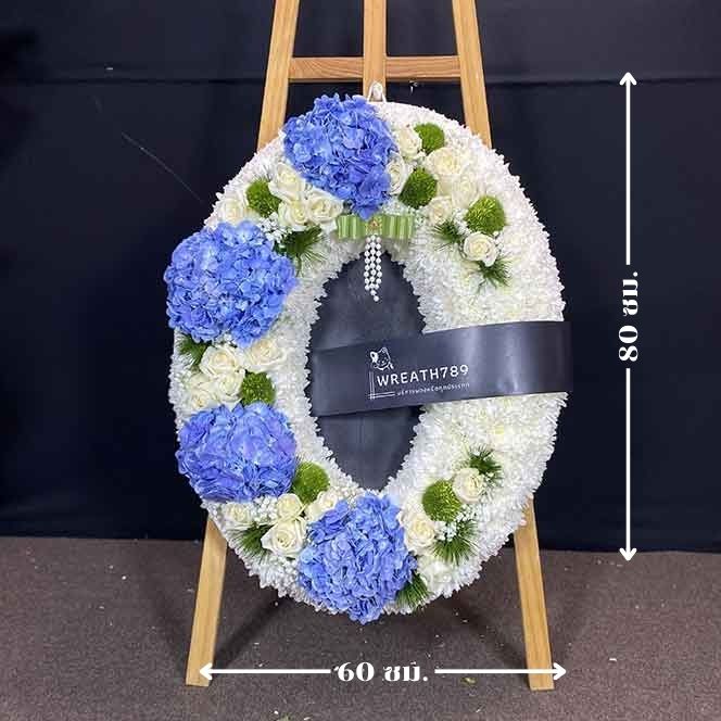 ธารา 14c ภาพบอกขนาดพวงหรีด