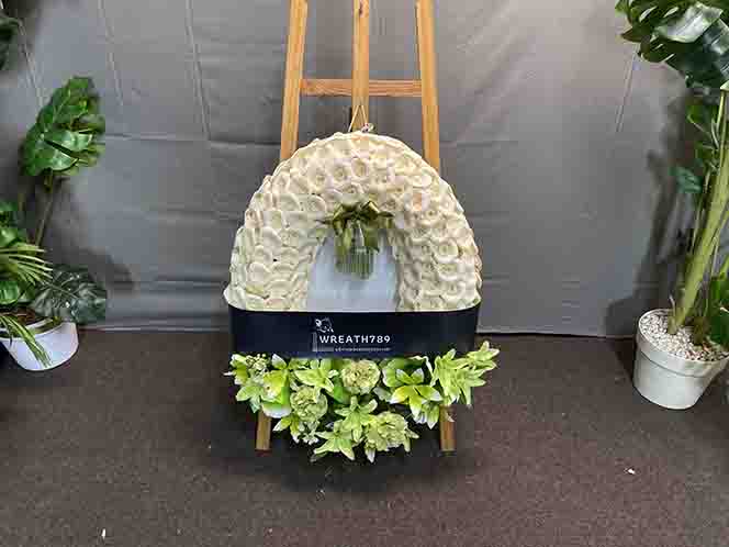 สายหมอก 9707 พวงหรีดดอกไม้จันทน์ แสดงภาพที่4