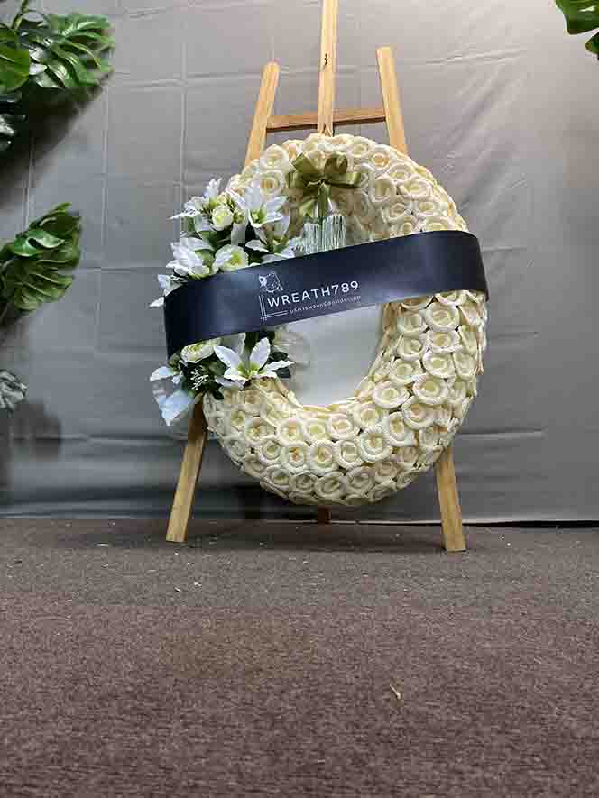 สายหมอก 9735 ประเภทพวงหรีดดอกไม้จันทน์ ภาพที่3