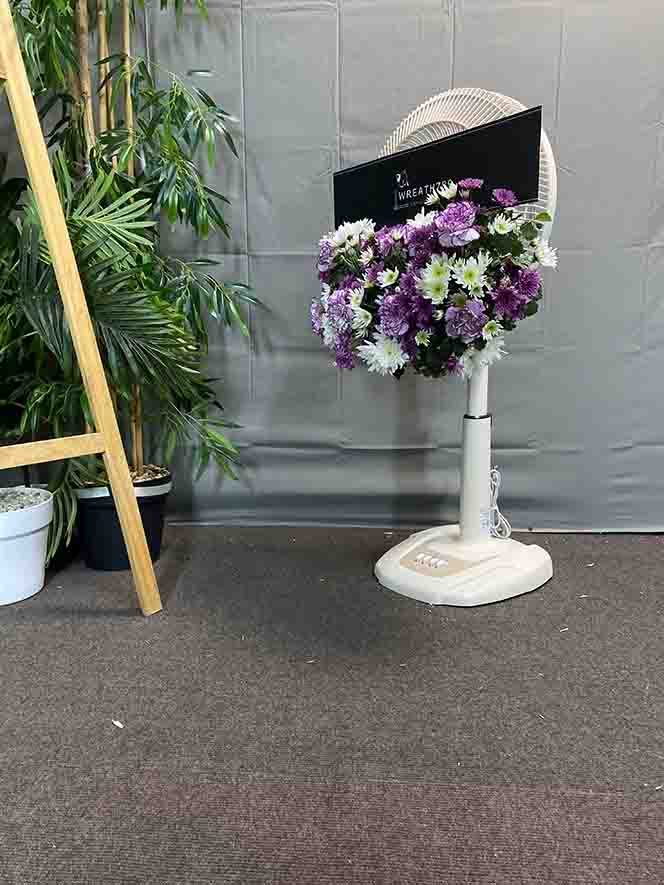 พัดลม 16 นิ้ว 2092 เป็นพวงหรีดพัดลมไลด์ได้ค่ะ