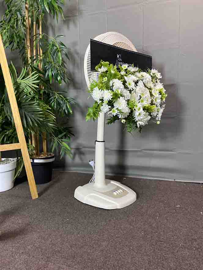 พัดลม 16 นิ้ว 64w ดอกไม้สดทั้งหมดค่ะ