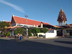 บริเวณวัดบำเพ็ญเหนือ