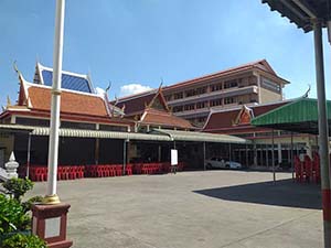 บริเวณทำบุณวัดวัดบางปะกอก