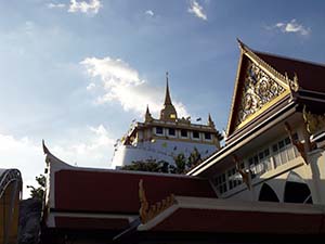 บริเวณทำบุณวัดสระเกศราชวรมหาวิหาร