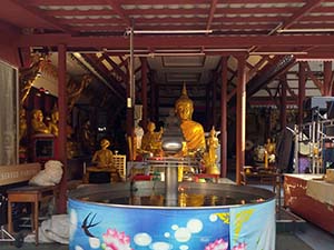 บริเวณทำบุณวัดเทพลีลา