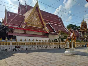 บริเวณทำบุณวัดเทพลีลา