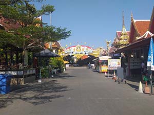 บริเวณทำบุณวัดเทพลีลา