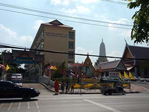 บริเวณทำบุณวัดอนงคาราม