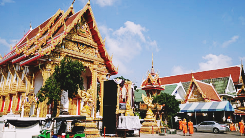 บริเวณวัดโพธิ์ทอง