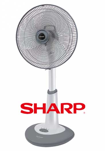 พัดลม Sharp 18 นิ้ว สีเทา